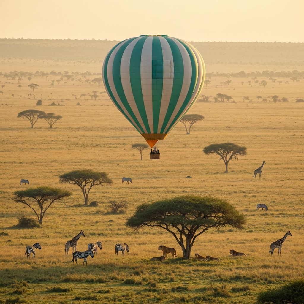 Maasai Mara Hot Air Balloon Safari